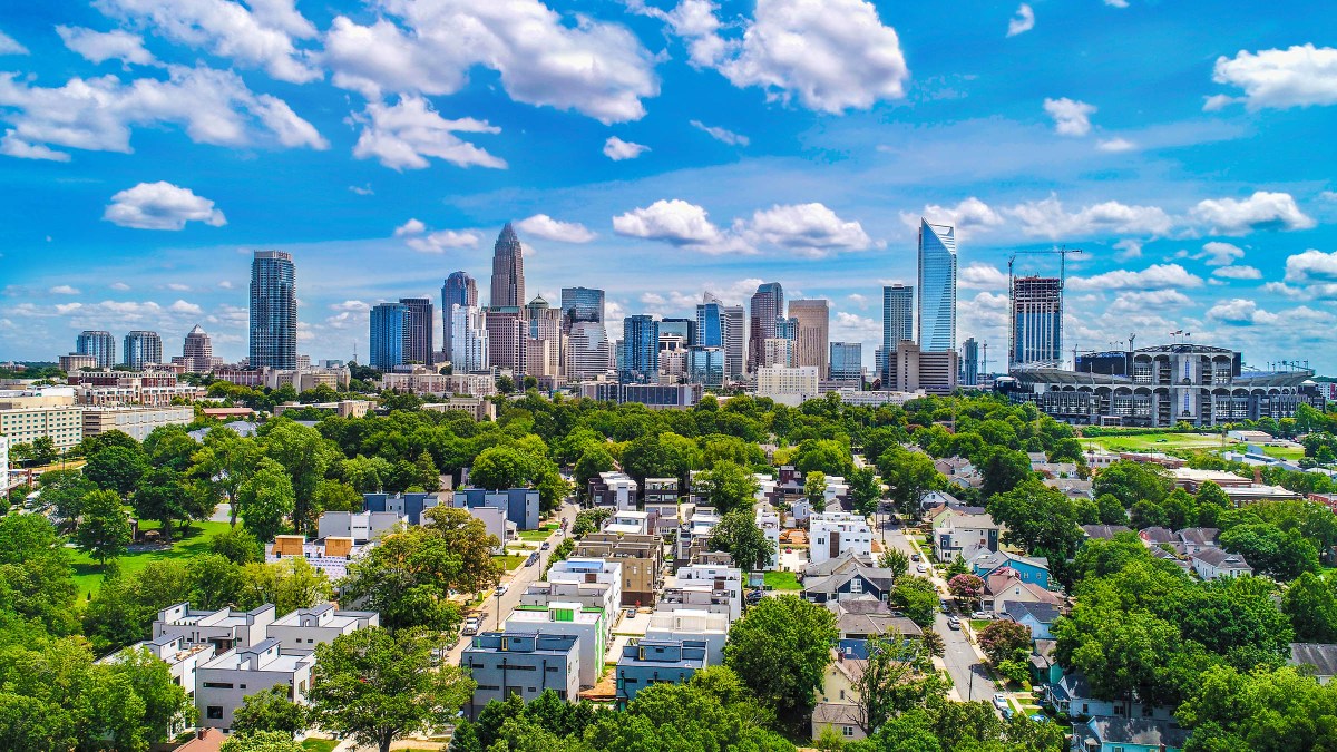 Charlotte, North Carolina skyline at daytime — 2026 Charlotte home seller's guide from Home Grown Property Group